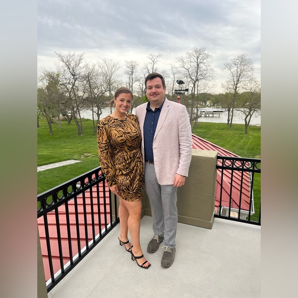 Zebra, silk wrap dress - Picture 4 of 4